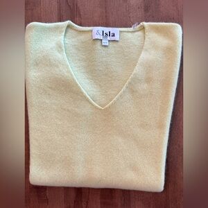 💛 &Isla Cashmere V-Neck Sweater 💛